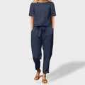FLORIJANA™ |Moderan komplet od lana i pamuka